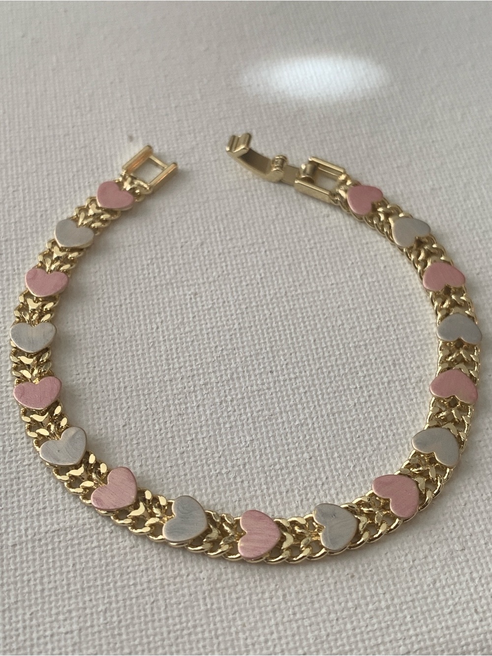 Gold-tone Heart Bracelet